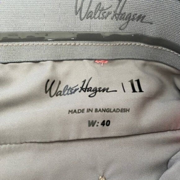 WALTER HAGAN Performance P11 Golf Shorts Pink Sz 40 - Picture 5 of 6